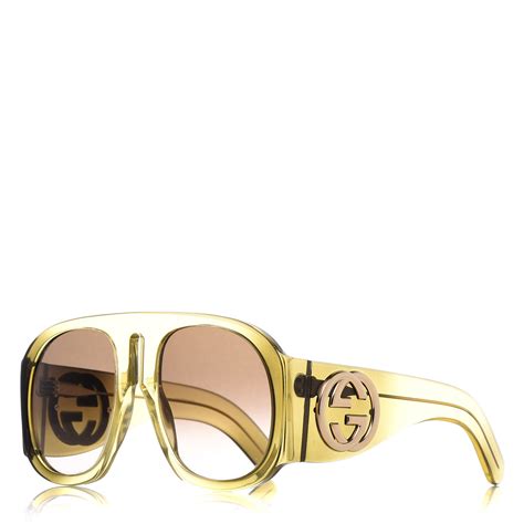 large frame gucci sunglasses|gucci oversized clear sunglasses.